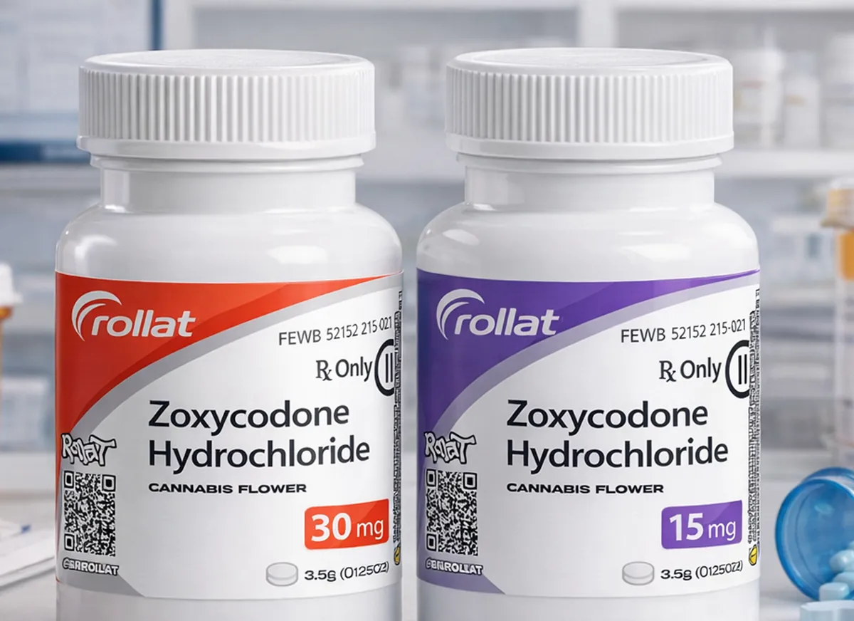 ROLLAT Zoxycodone bottles